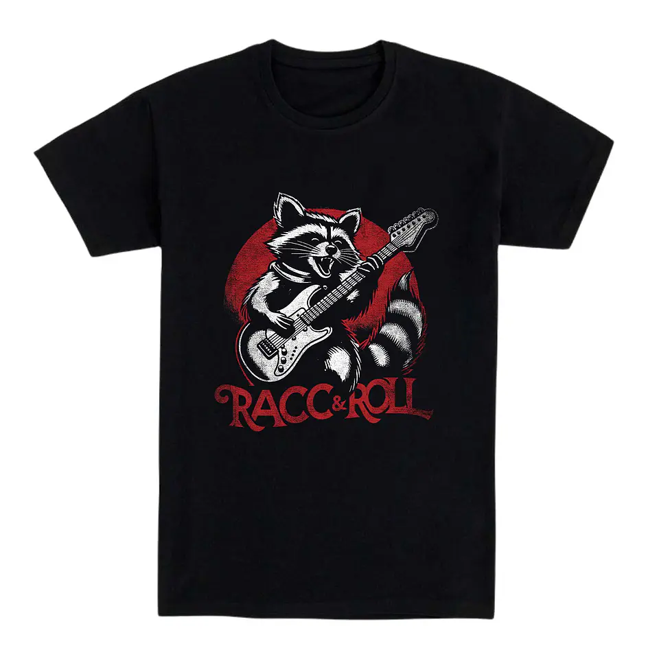 Camiseta rockera – Racc & Roll 1