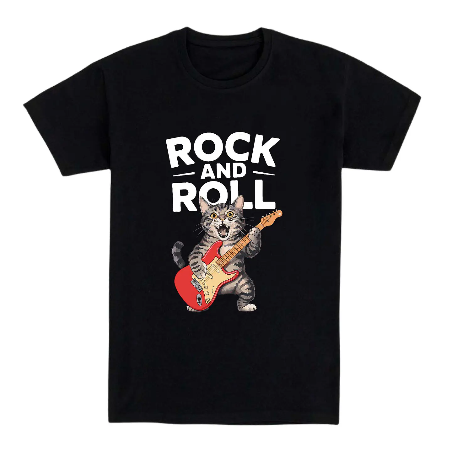Camiseta rockera – Rock & Roll Cat 1