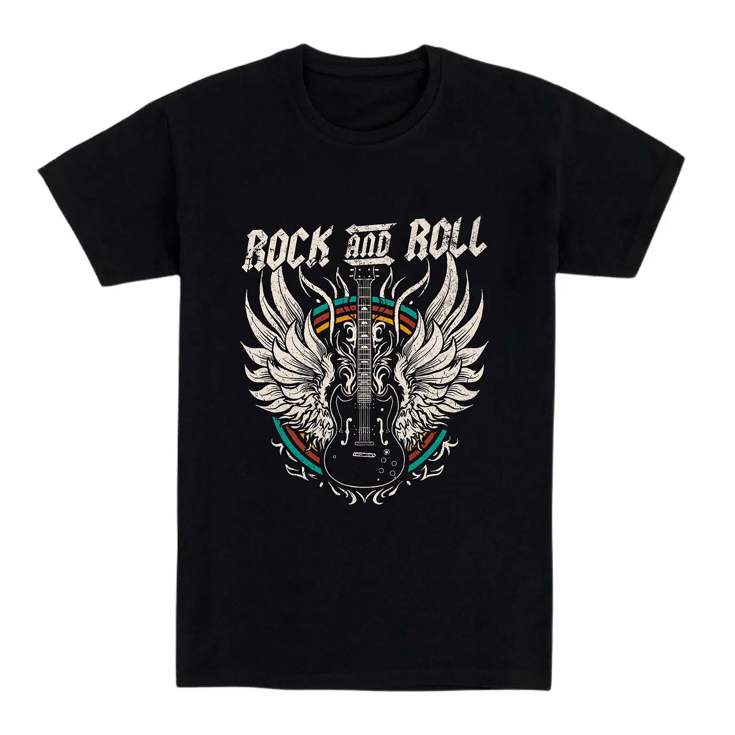 Camiseta rockera – Guitarra Alada 1