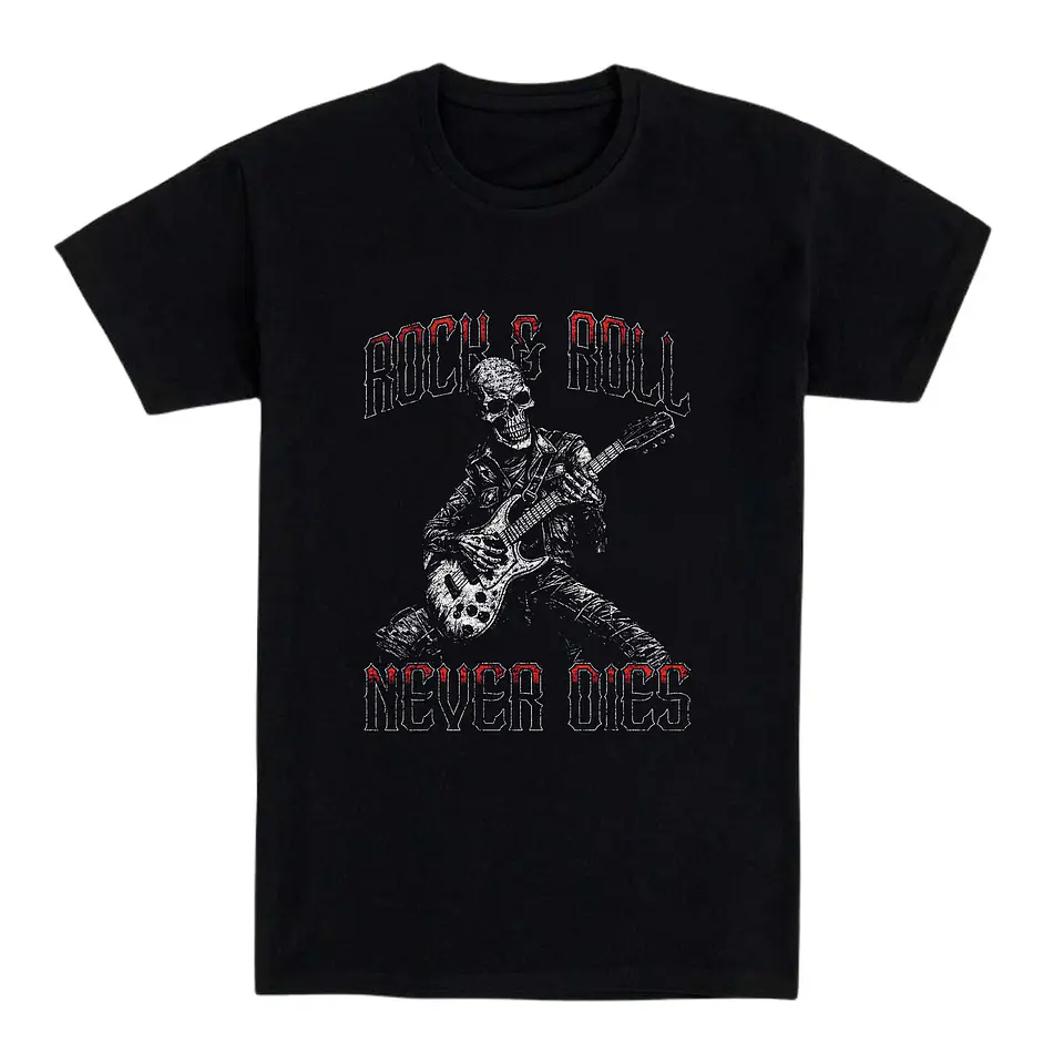 Camiseta rockera – Skeleton Solo 1