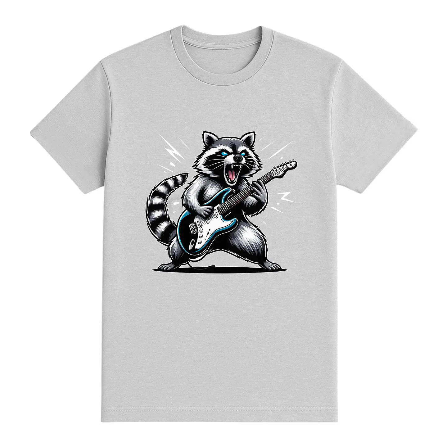 Camiseta punk – Mapache de los que muerden 1