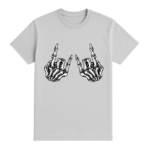 Camiseta punk – Doble dedo, cero disculpas