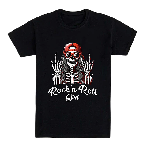 Camiseta punk – Rock’n’Roll Girl