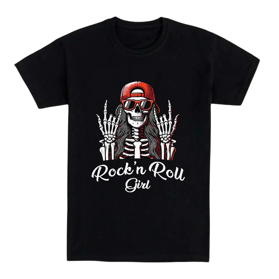 Camiseta punk – Rock’n’Roll Girl 1
