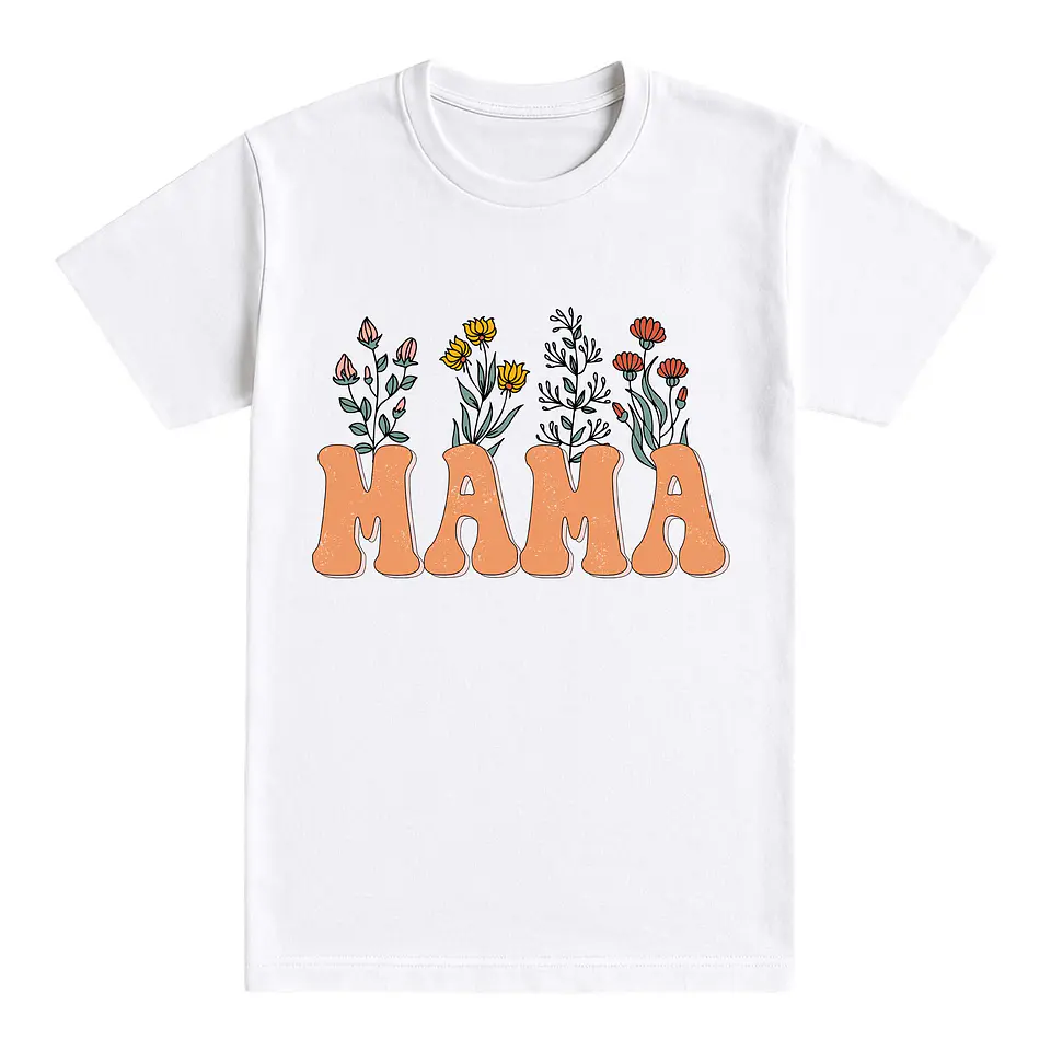 Camiseta mamá – Amor que florece 1