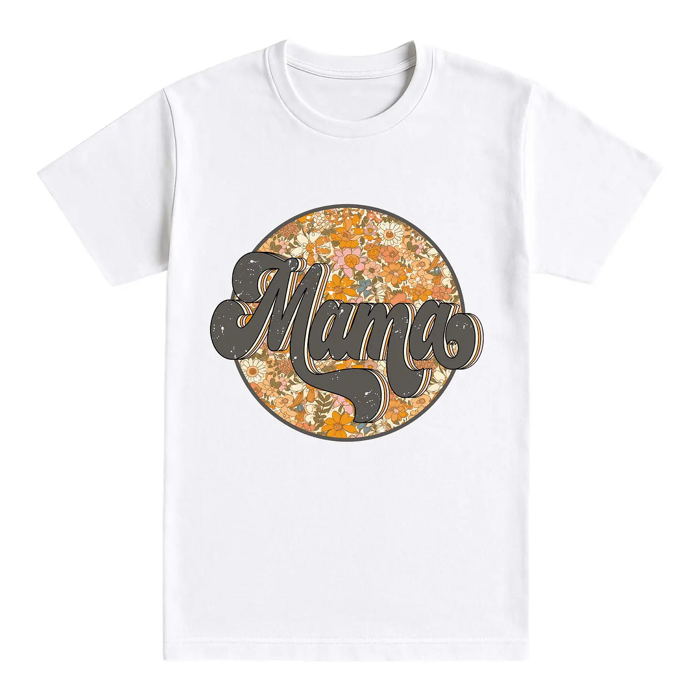 Camiseta mamá – Flor de los 70 1