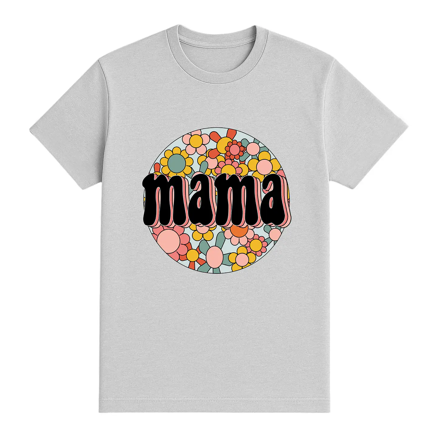 Camiseta mamá – Flower power 1
