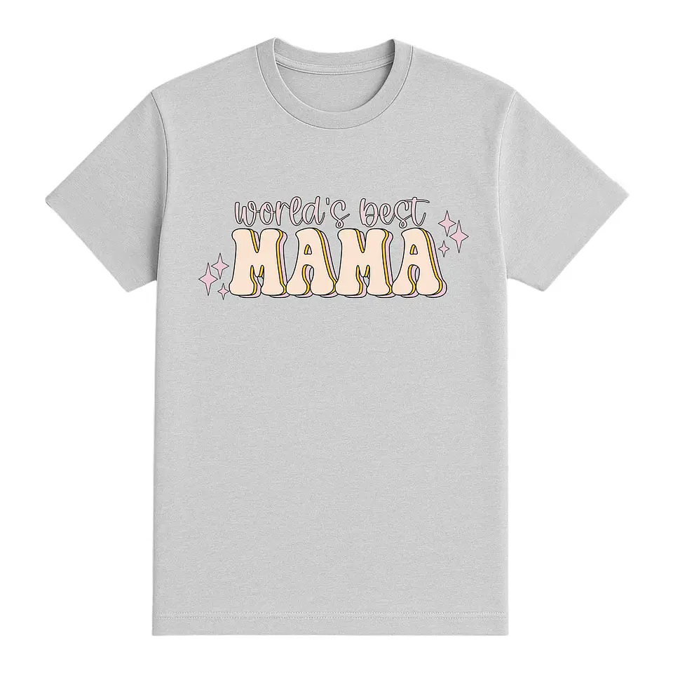 Camiseta mamá – World's best MAMA 1