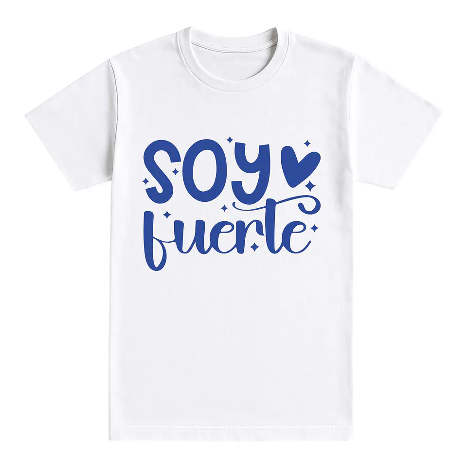 Camiseta con frase – Soy fuerte 1