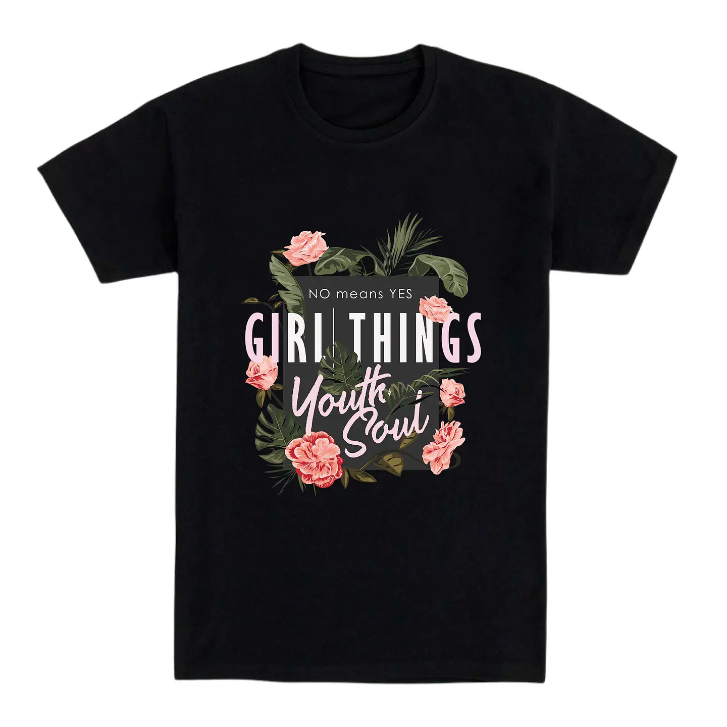 Camiseta flores – Alma joven 1