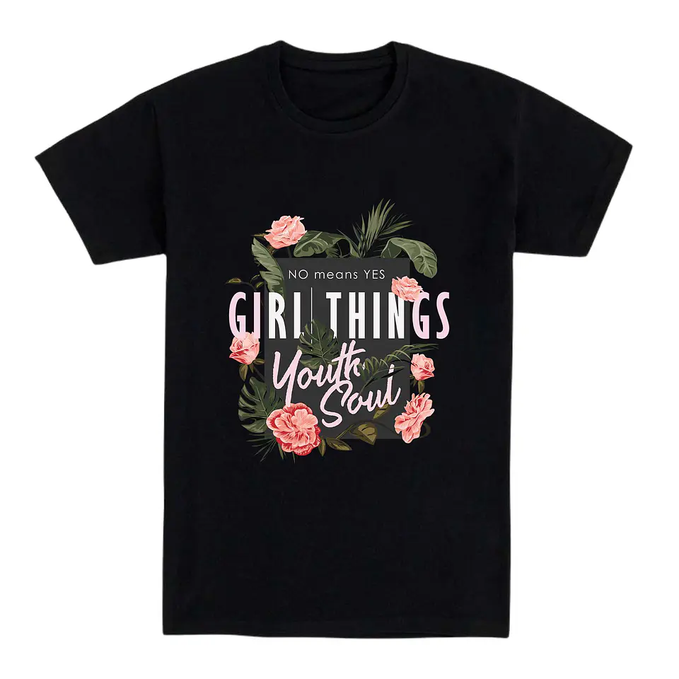 Camiseta flores – Alma joven 1