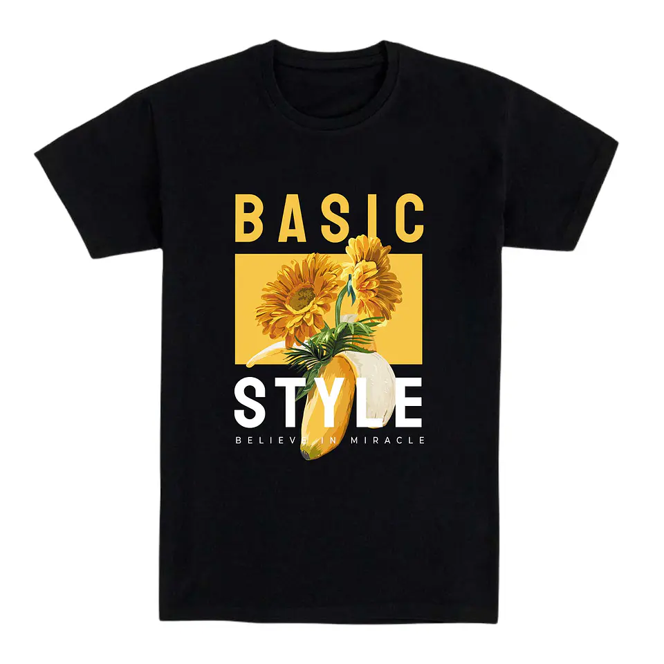 Camiseta flores – Milagros básicos 1