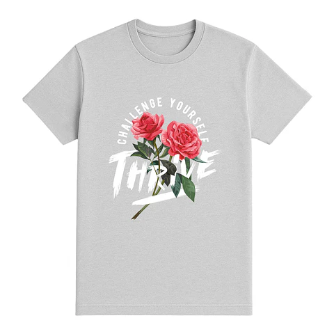 Camiseta flores – Florece fuerte