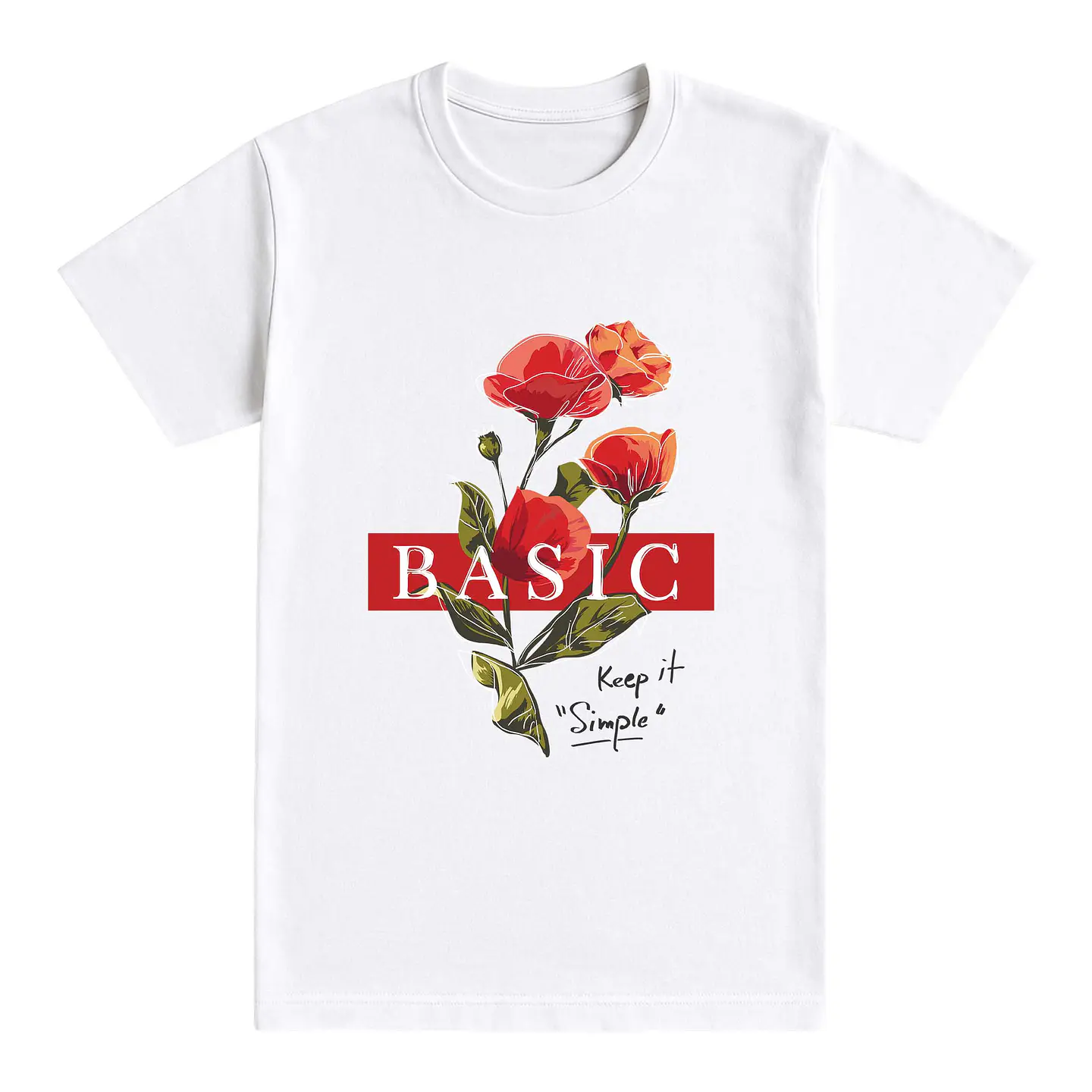 Camiseta flores – Keep it simple 1