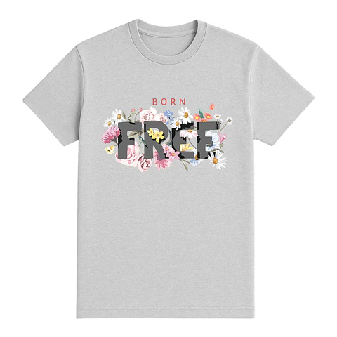 Camiseta flores – Born Free