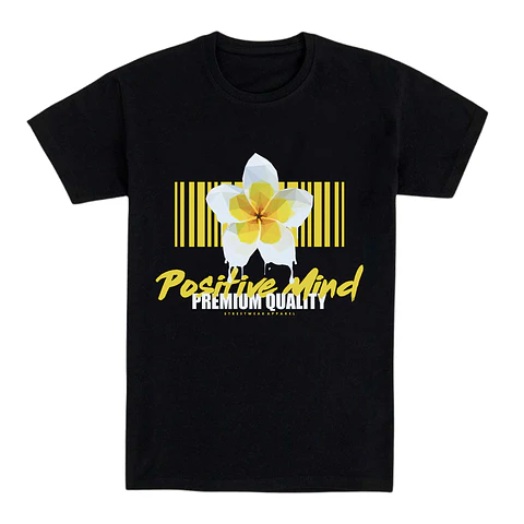 Camiseta flores – Positive Mind