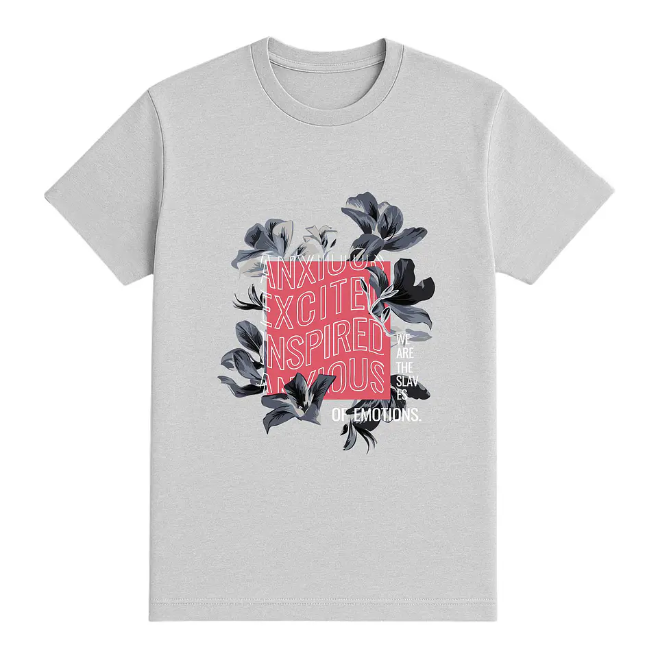 Camiseta flores – Slaves of Emotions 1