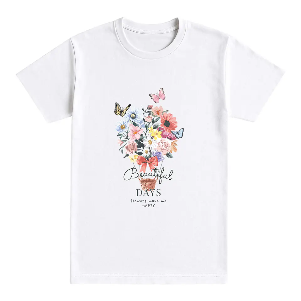 Camiseta flores – Beautiful Days 1