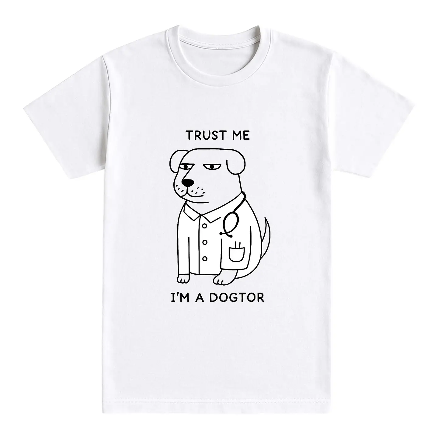 Camiseta Perro - Confía en Mí, Soy un Dogtor 1