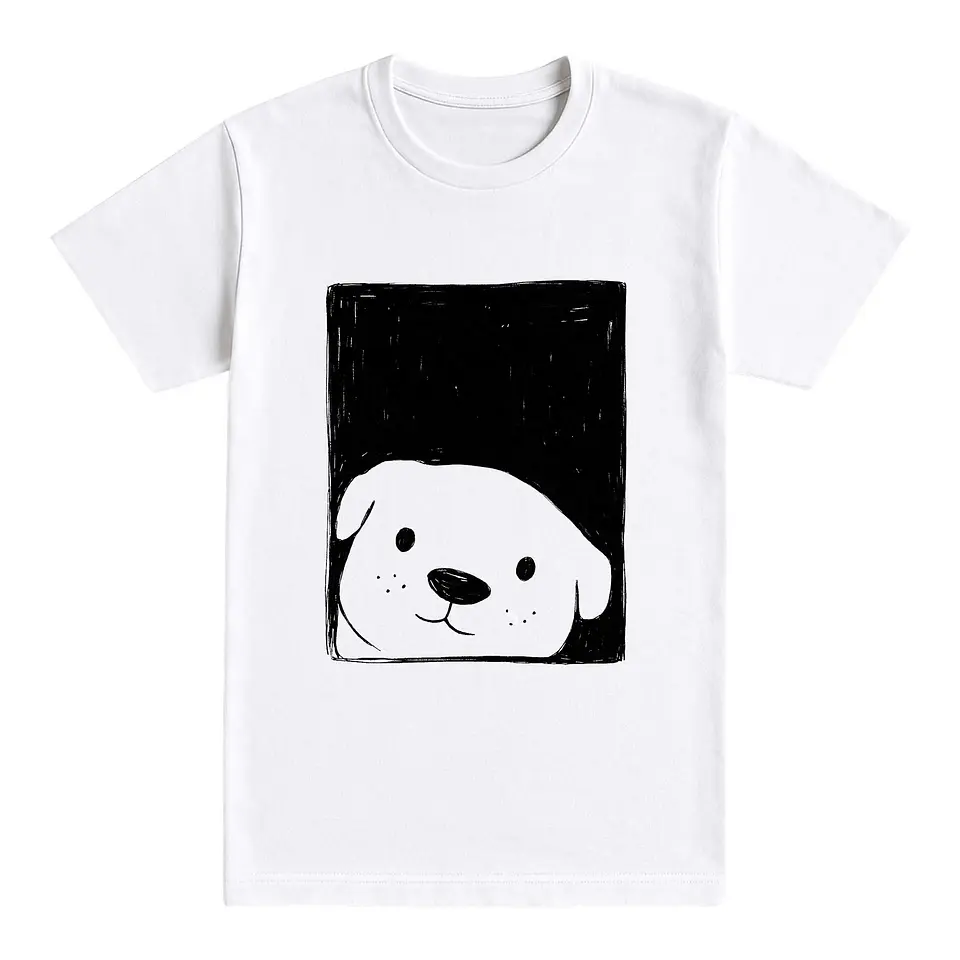 Camiseta Perro - Carita que Ilumina Todo 1