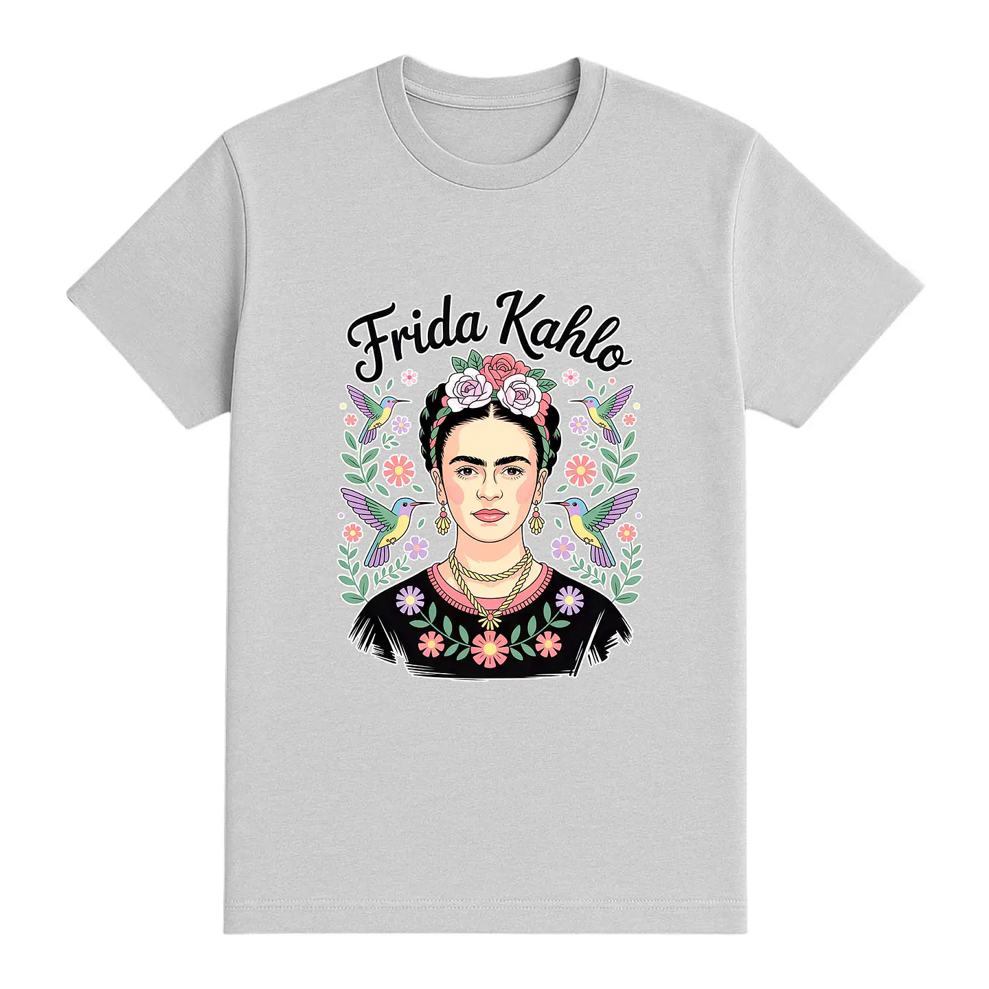 Camiseta Frida Kahlo – Flores, fuerza y libertad 2