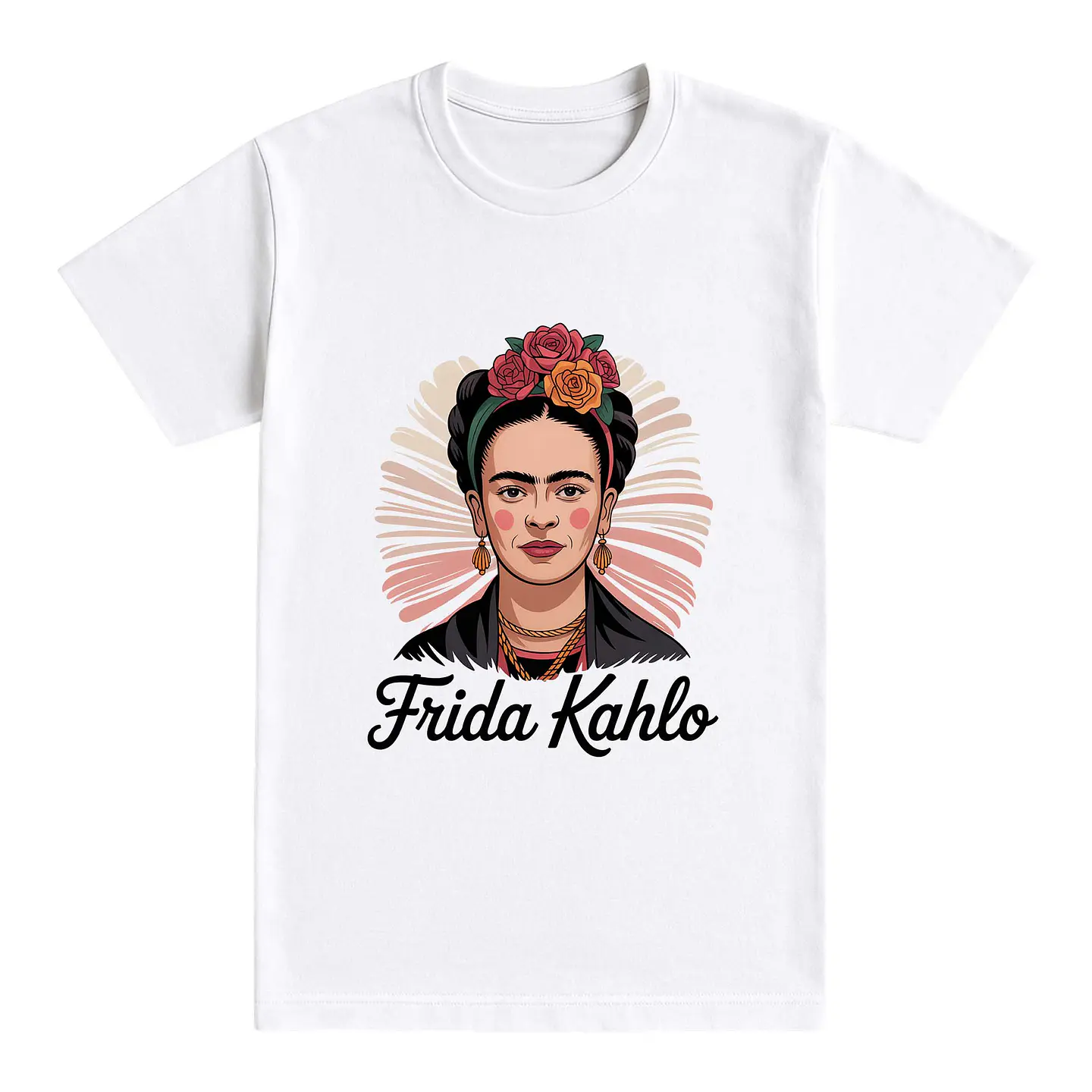 Camiseta Frida Kahlo – Belleza valiente con estilo retro 1