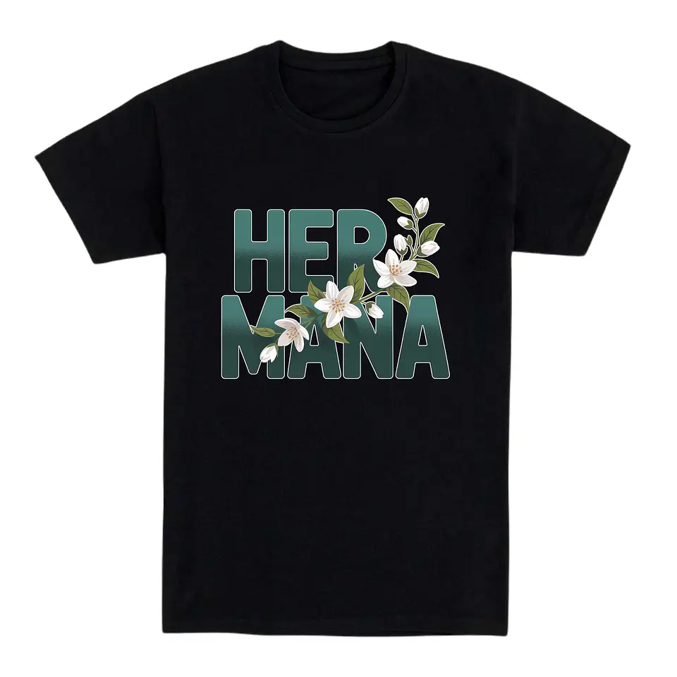 Camiseta para hermana – Flores que dicen “te quiero” sin hablar 1