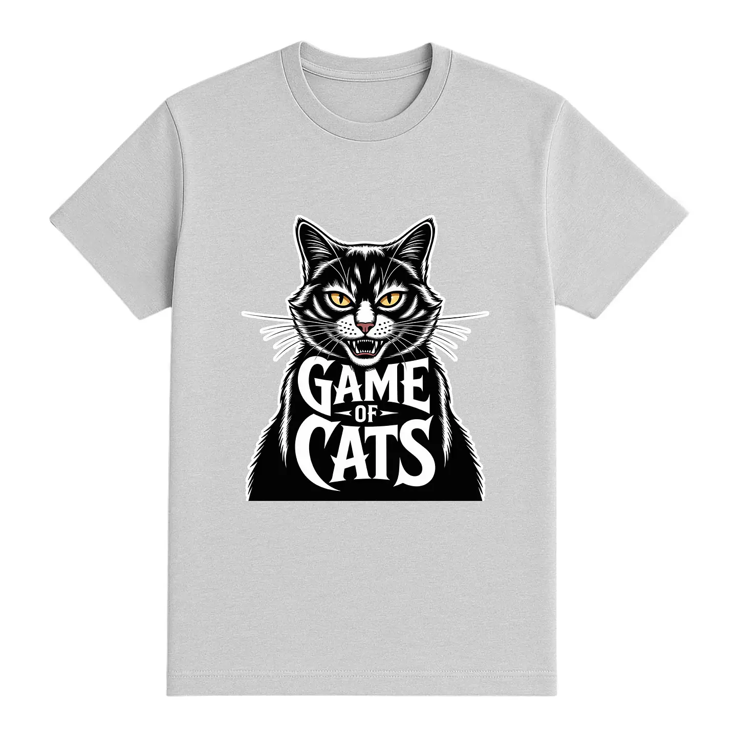 Camiseta gato – Game of Cats: el trono es suyo 1