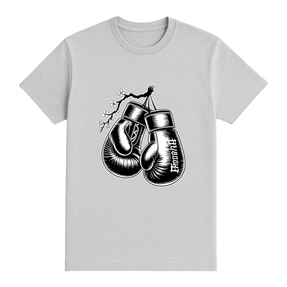 Camiseta boxeo ‒ Puños en flor 1
