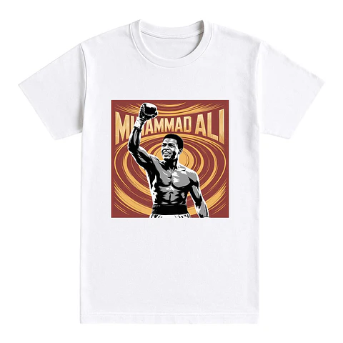Camiseta boxeo – Ali Legend (White Edition)