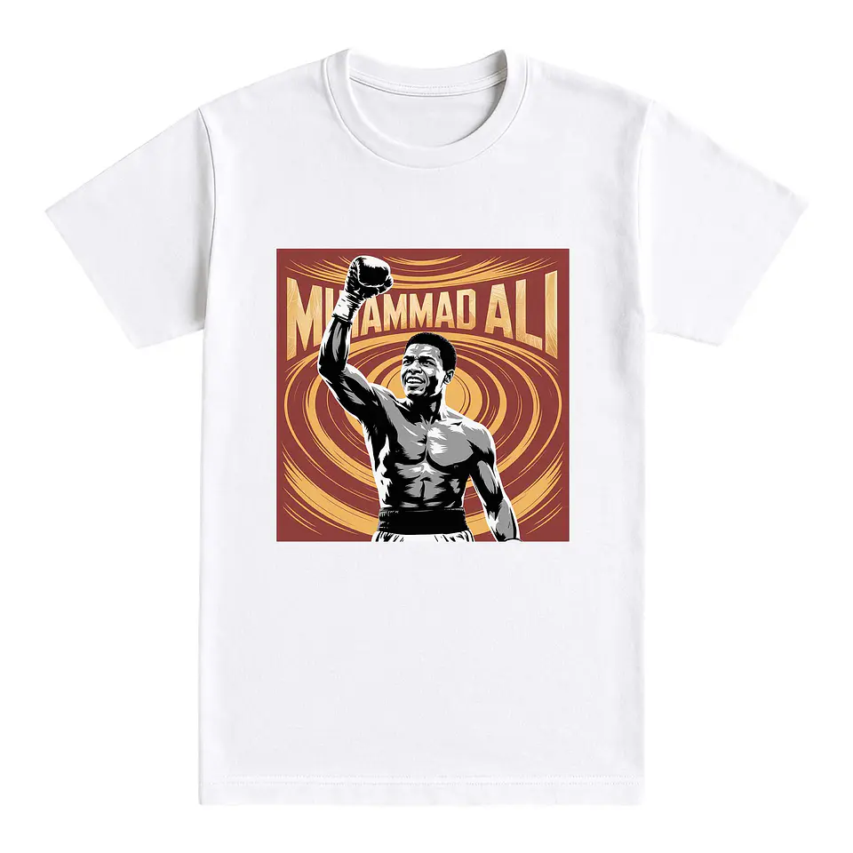 Camiseta boxeo – Ali Legend (White Edition) 1