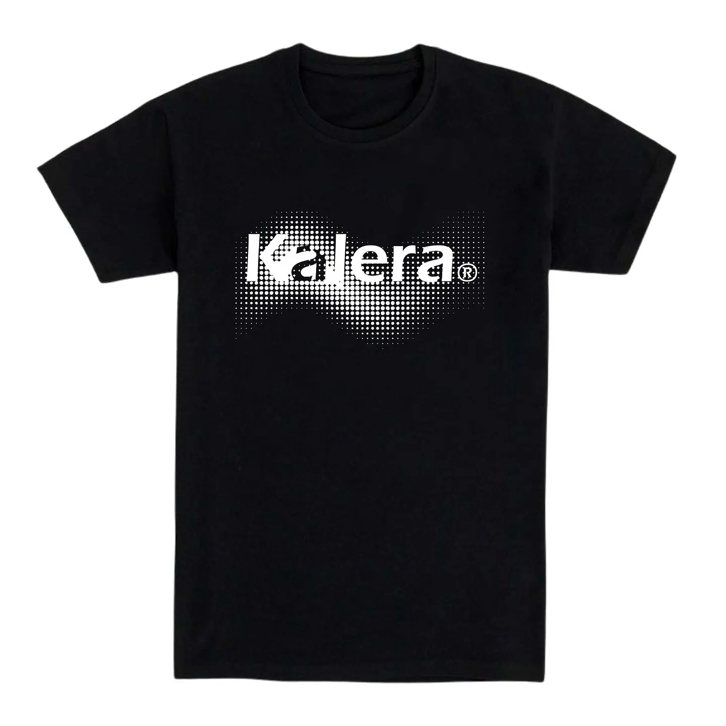Camiseta básica Esencia Kalera Logo blanco sobre negro 1
