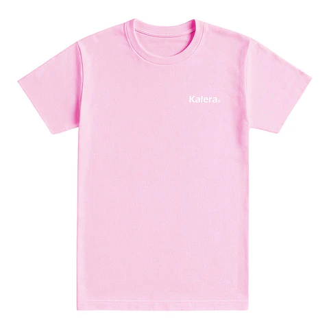 Camiseta rosa básica logo Kalera