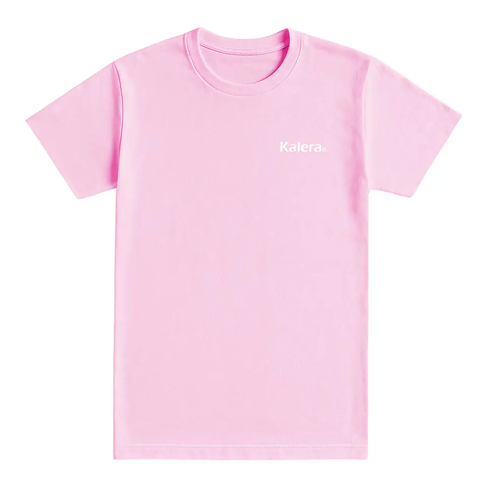 Camiseta rosa básica logo Kalera 1