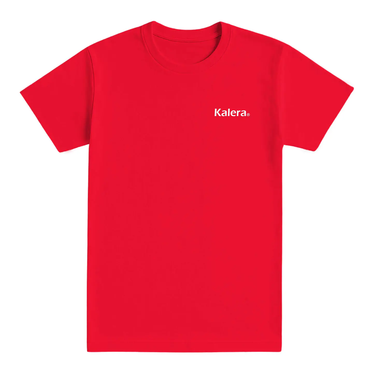 Camiseta básica roja con logo Kalera 1