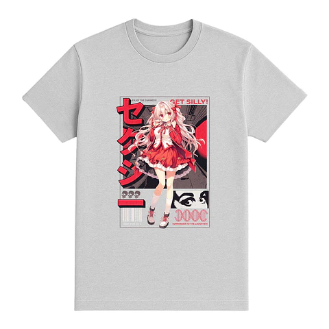 Camiseta anime – Chica Kawaii Rebel