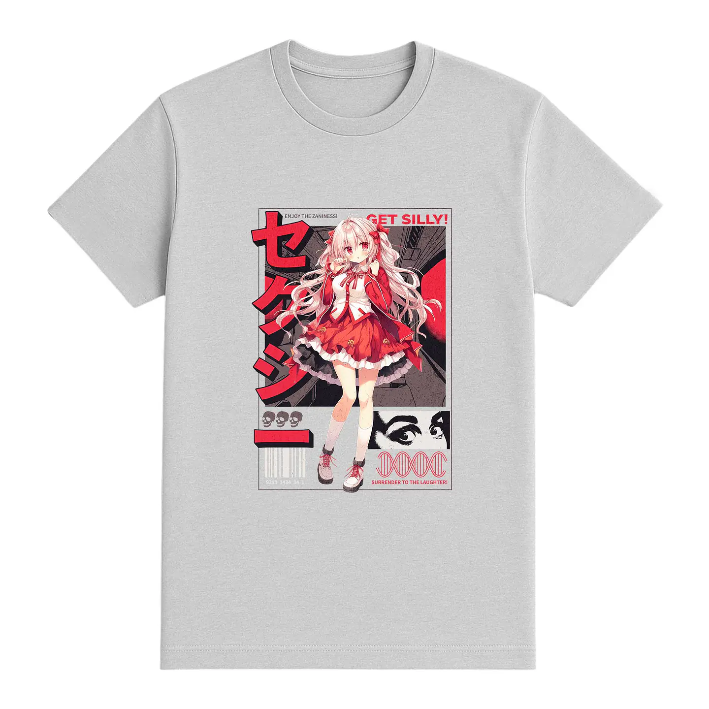 Camiseta anime – Chica Kawaii Rebel 1
