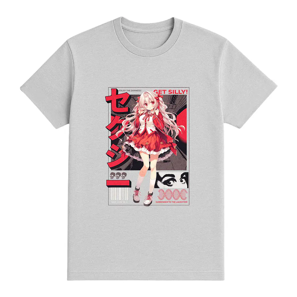 Camiseta anime – Chica Kawaii Rebel 1