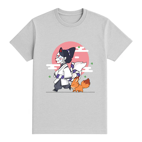 Camiseta anime – Caminata Kitsune