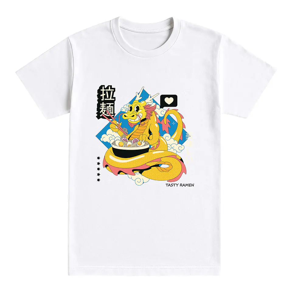 Camiseta anime – Dragón Ramen 1
