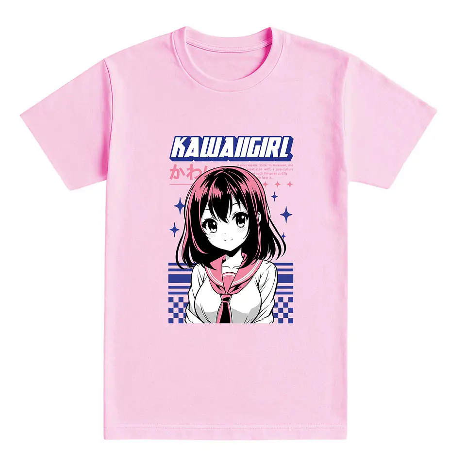 Camiseta anime – Kawaii Girl 1