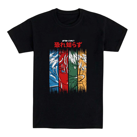 Camiseta anime – Héroes Imparables
