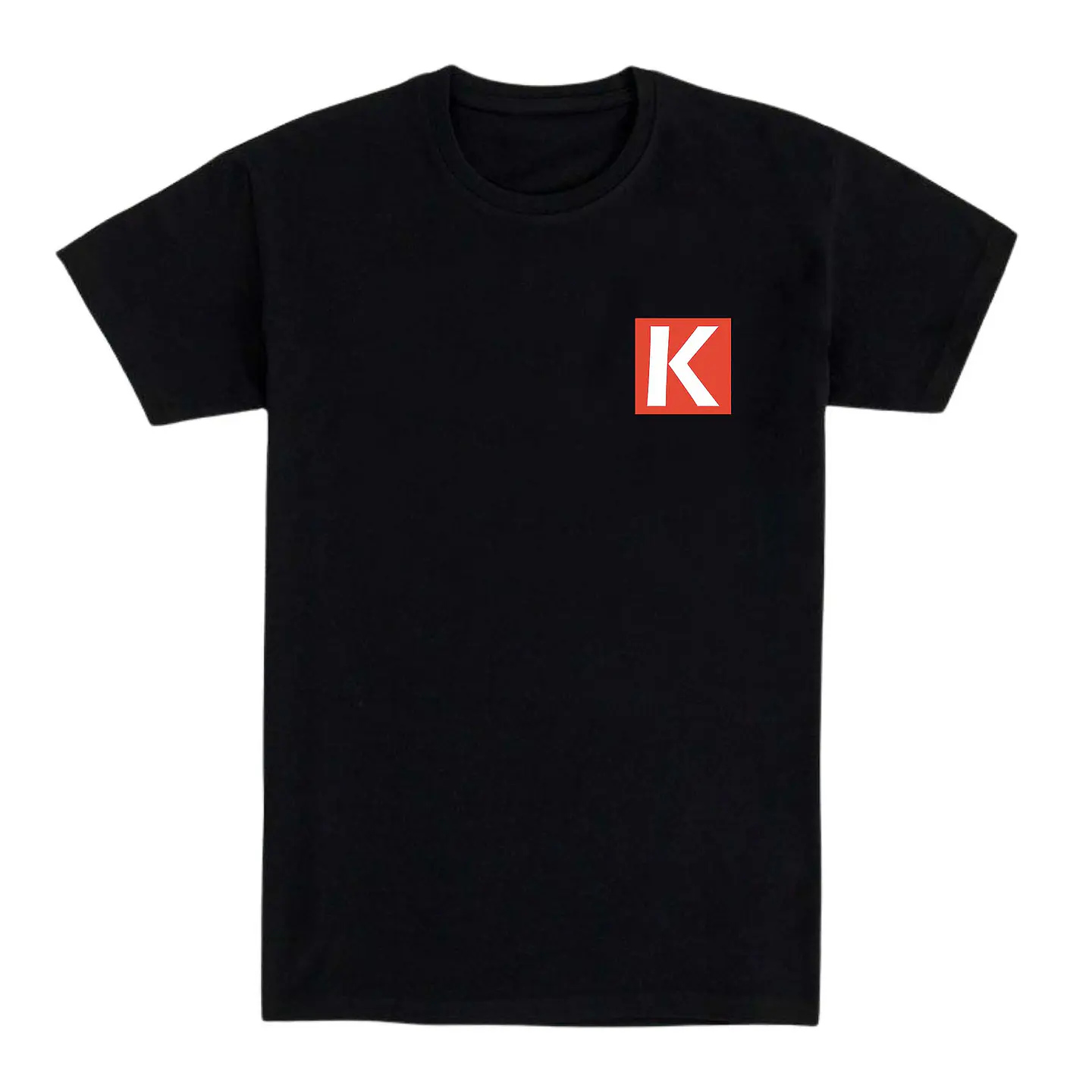Camiseta básica negra logo K 1
