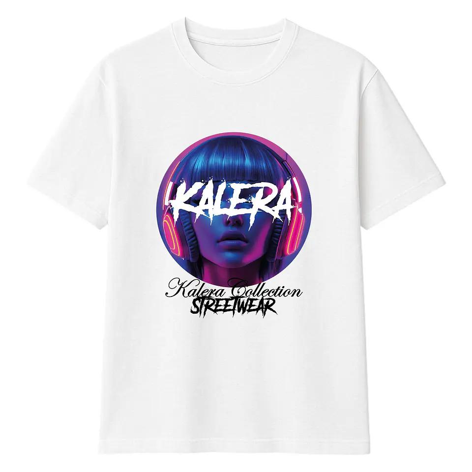 Camiseta oversize UNISEX – Kalera Collection Streetwear – Neon Beats 1