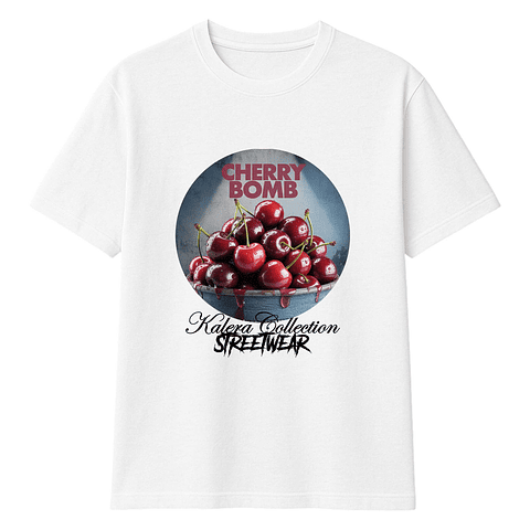 Camiseta oversize UNISEX – Kalera Collection Streetwear – Cherry Bomb