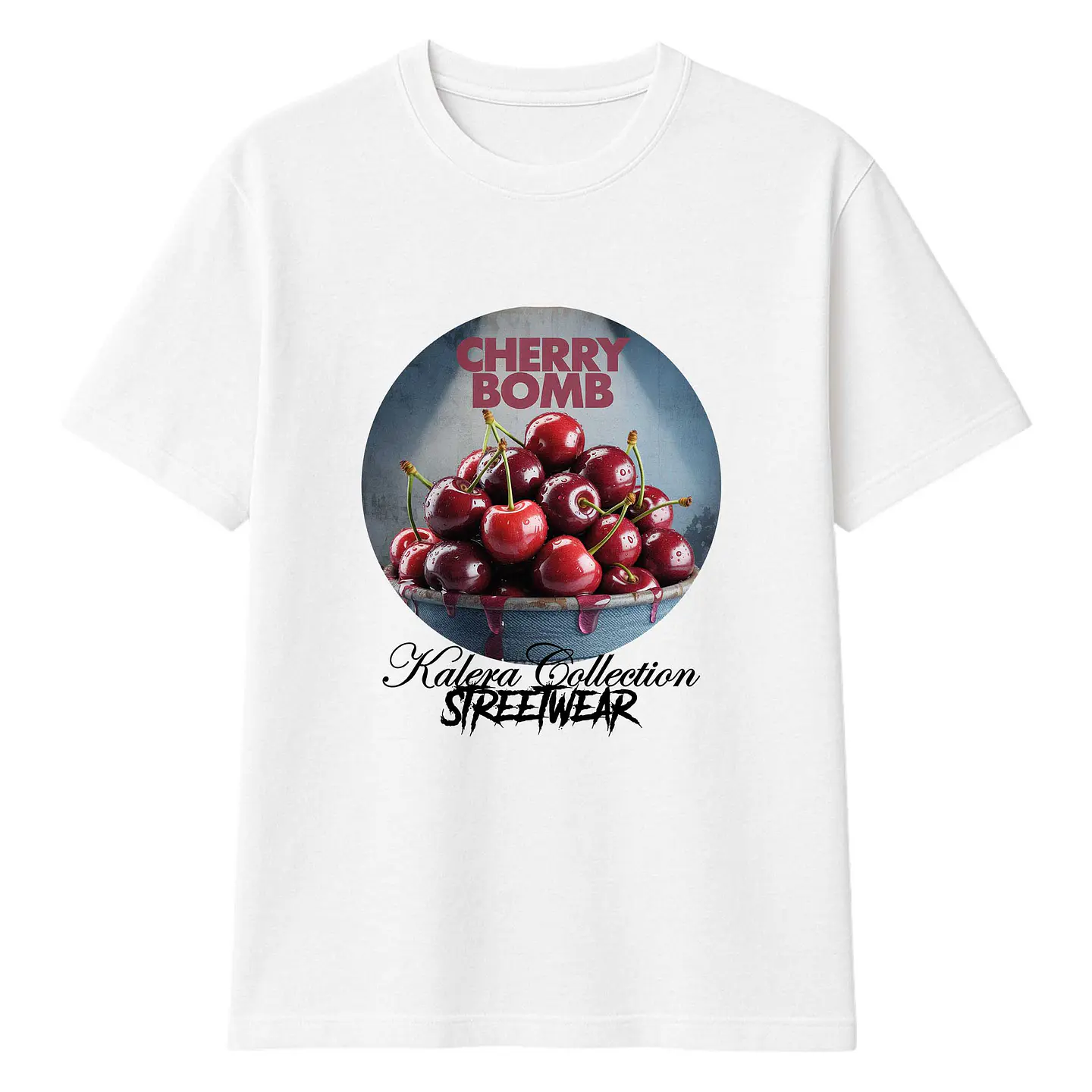 Camiseta oversize UNISEX – Kalera Collection Streetwear – Cherry Bomb 1