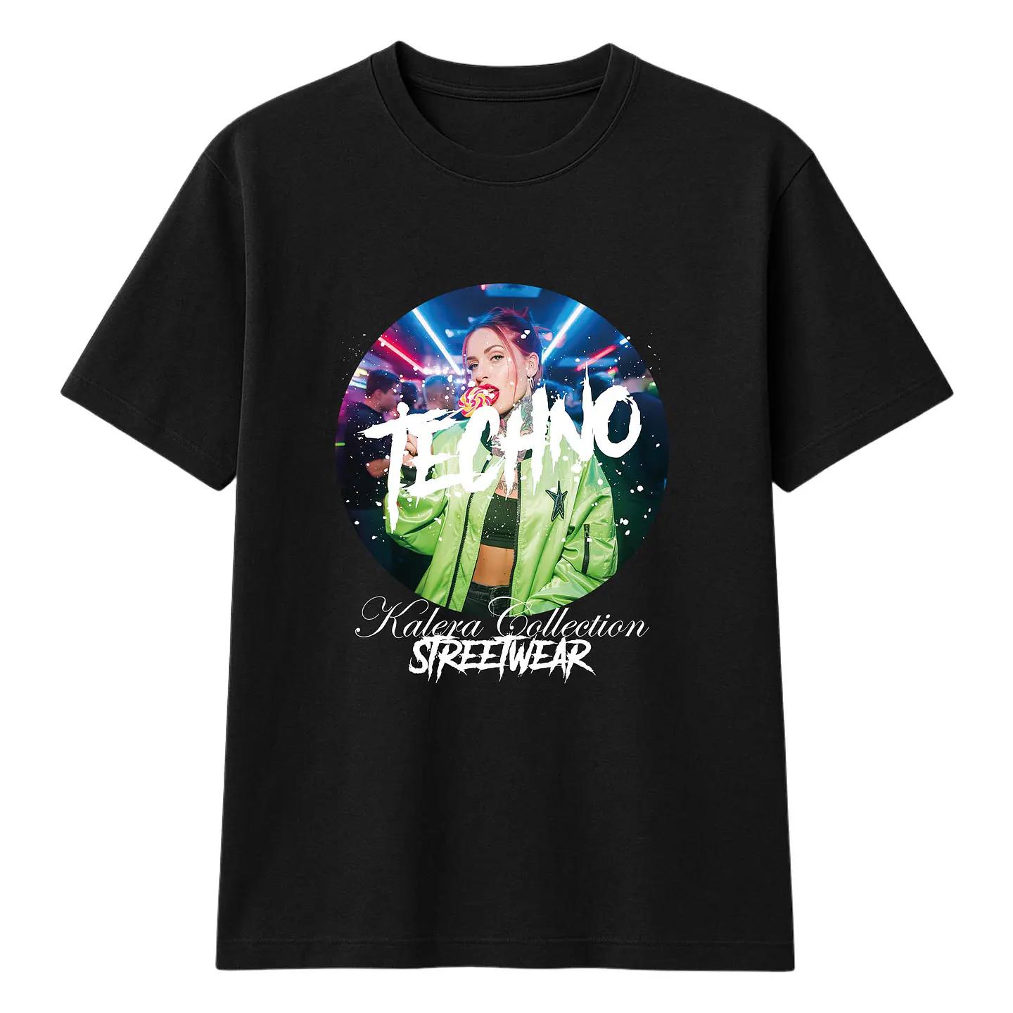 Camiseta oversize UNISEX – Kalera Collection Streetwear – Techno Vibes 1