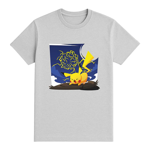 Camiseta anime – Rayo eléctrico nocturno