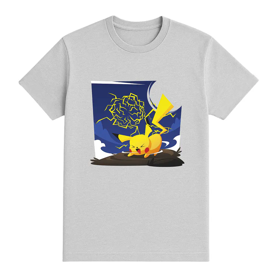 Camiseta anime – Rayo eléctrico nocturno 1