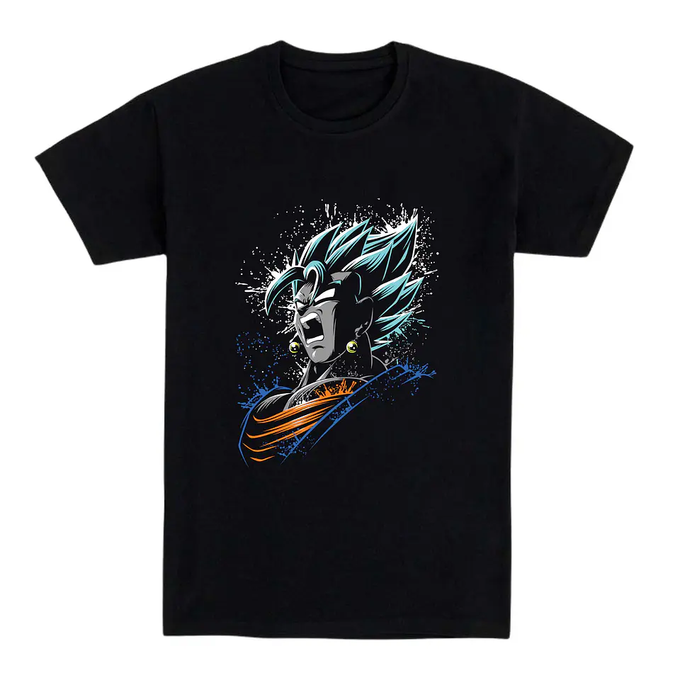 Camiseta anime - Guerrero azul furia 1